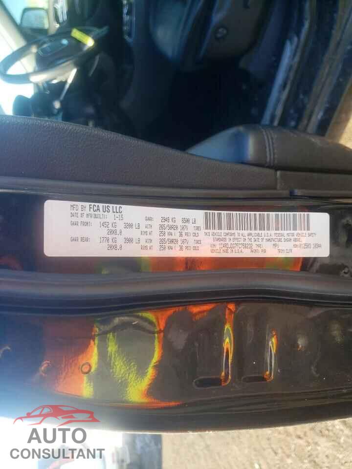 DODGE DURANGO 2015 - 1C4RDJDG7FC756232