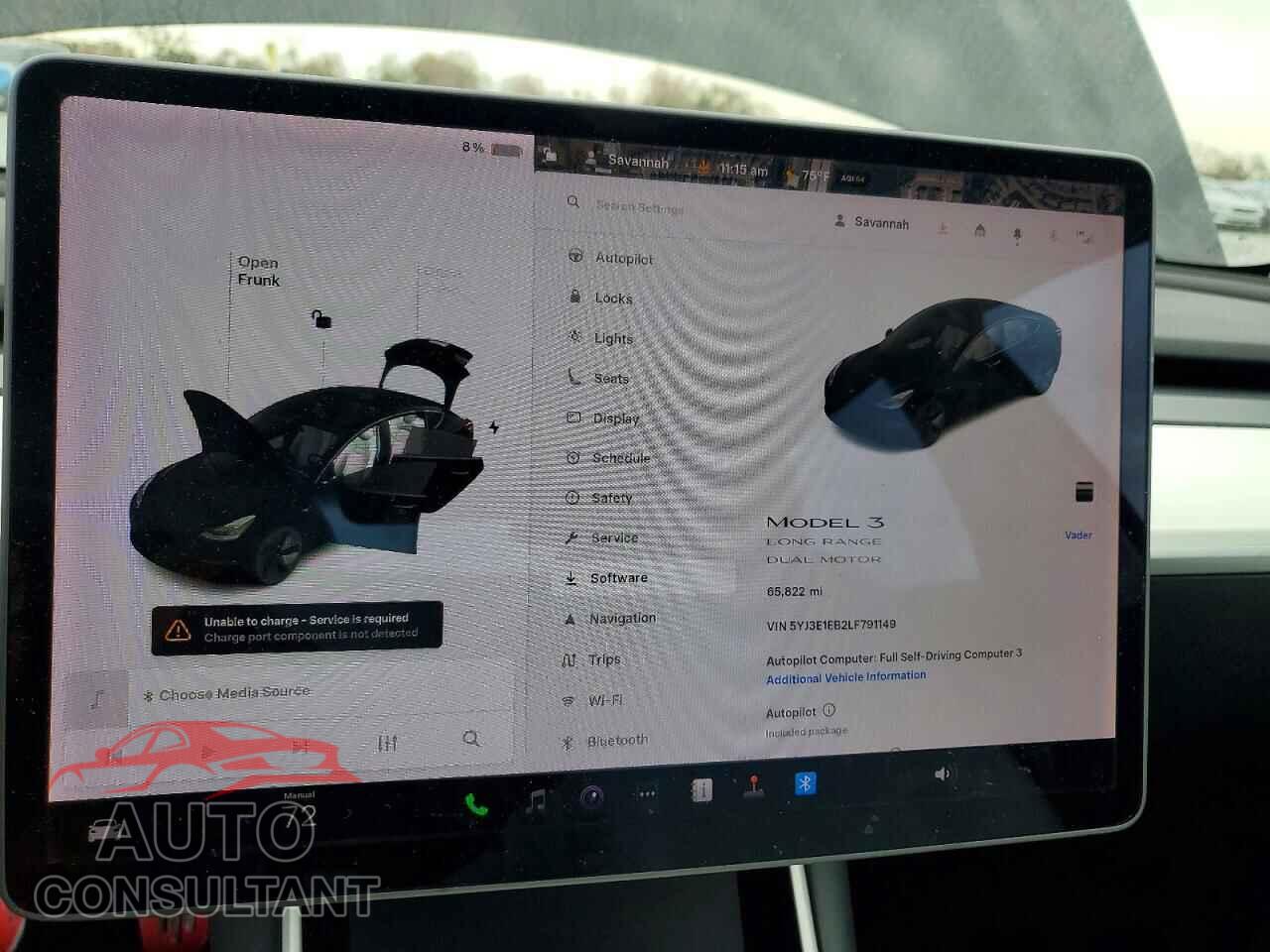 TESLA MODEL 3 2020 - 5YJ3E1EB2LF791149