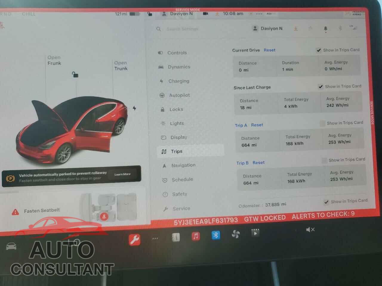TESLA MODEL 3 2020 - 5YJ3E1EA9LF631793