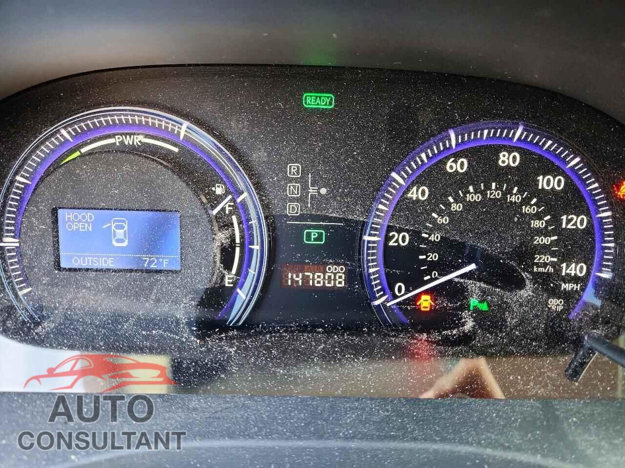LEXUS HS 2012 - JTHBB1BA5C2051502
