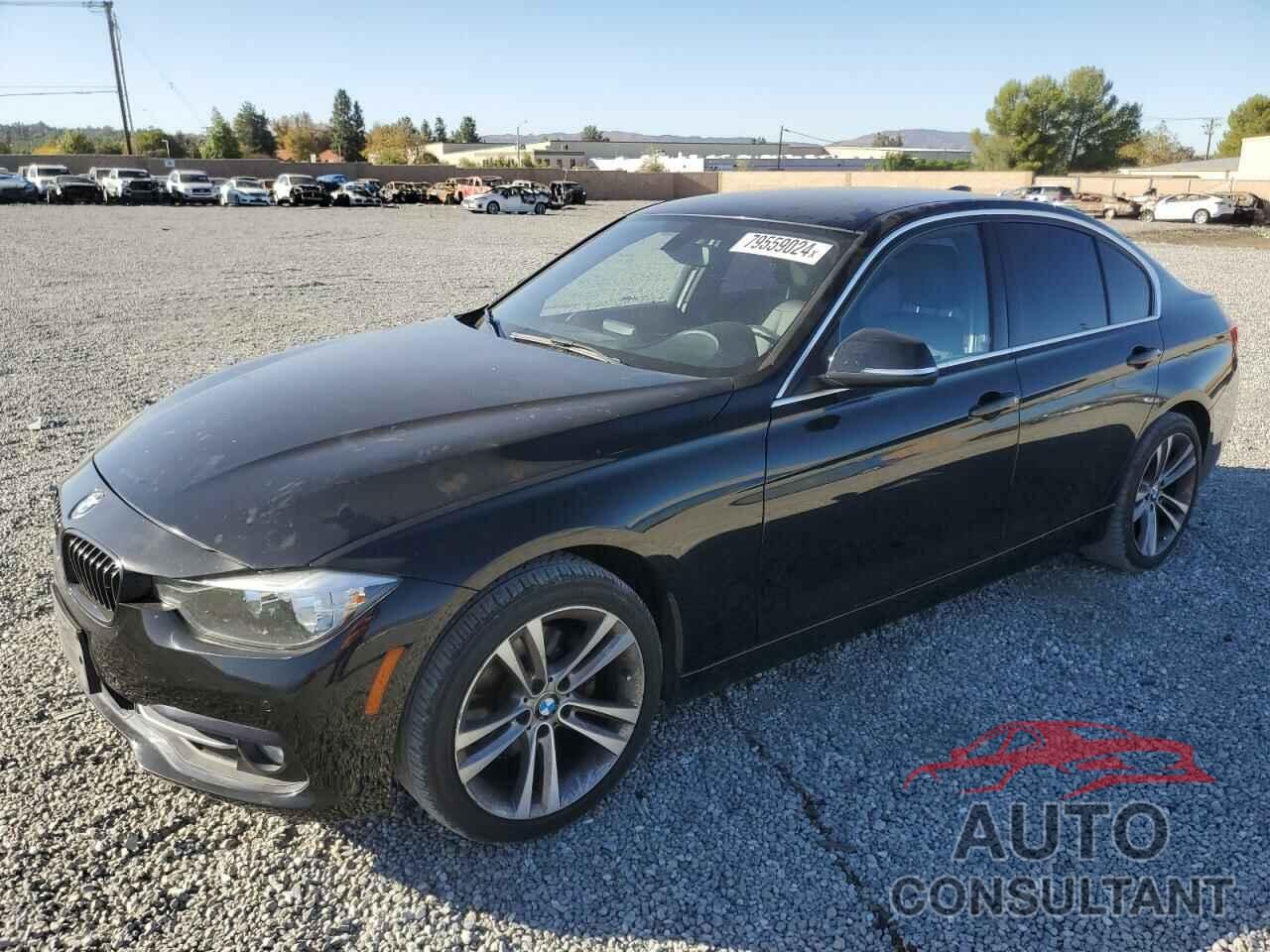 BMW 3 SERIES 2017 - WBA8B9G5XHNU49832
