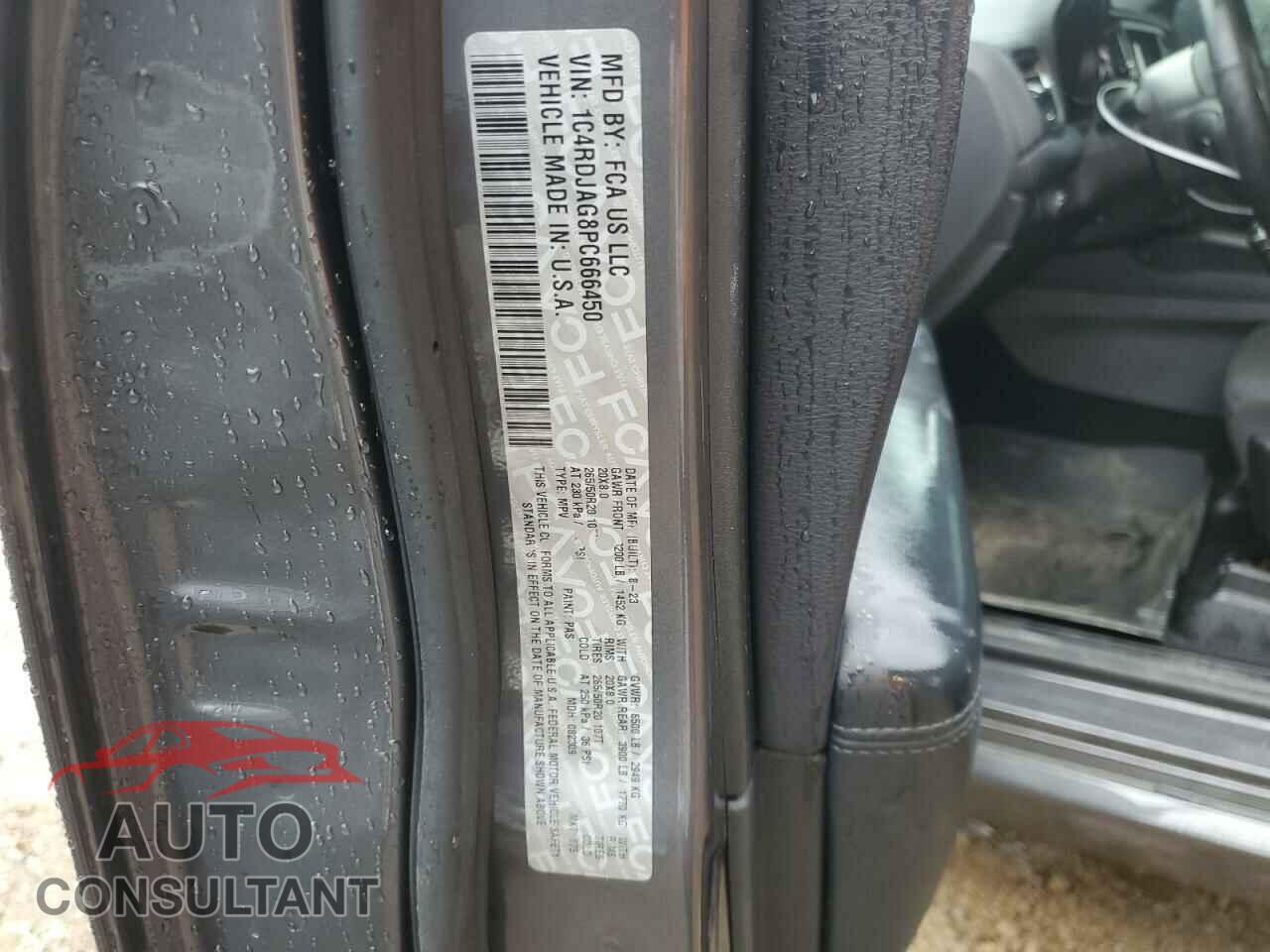 DODGE DURANGO 2023 - 1C4RDJAG8PC666450