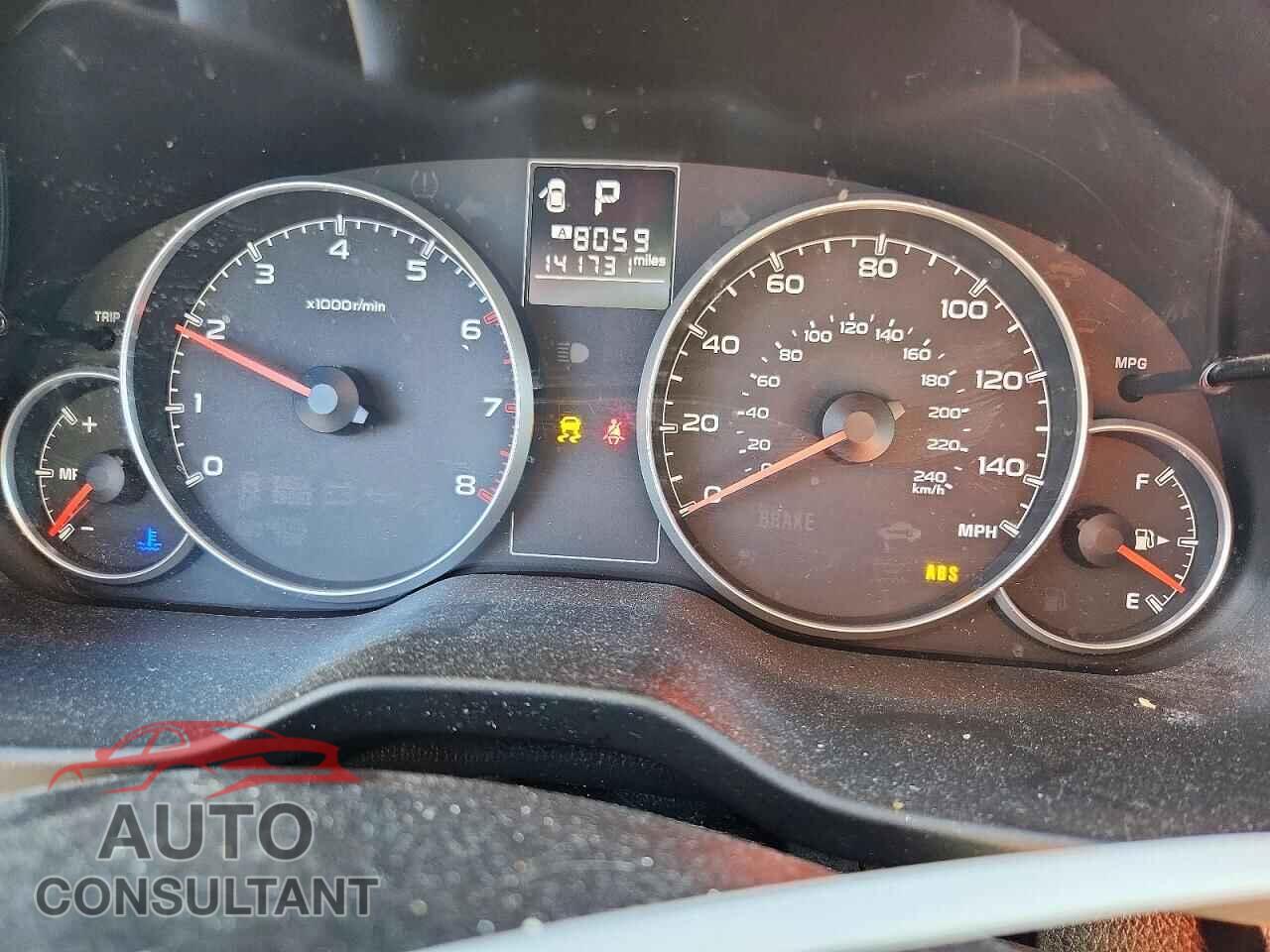 SUBARU OUTBACK 2013 - 4S4BRBAC0D3307140