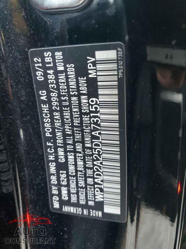 PORSCHE CAYENNE 2013 - WP1AD2A25DLA73159