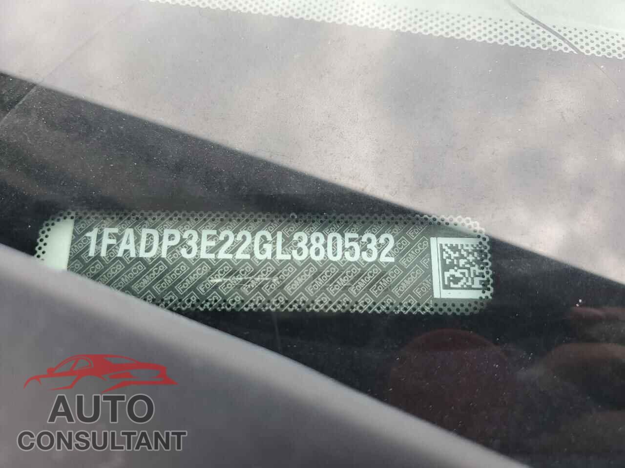 FORD FOCUS 2016 - 1FADP3E22GL380532