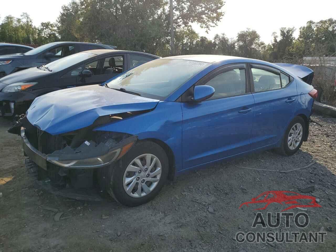 HYUNDAI ELANTRA 2018 - KMHD74LF0JU472063