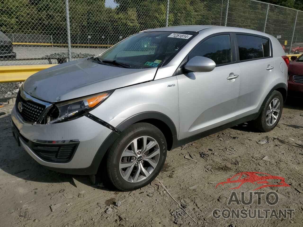 KIA SPORTAGE 2016 - KNDPBCAC5G7881007