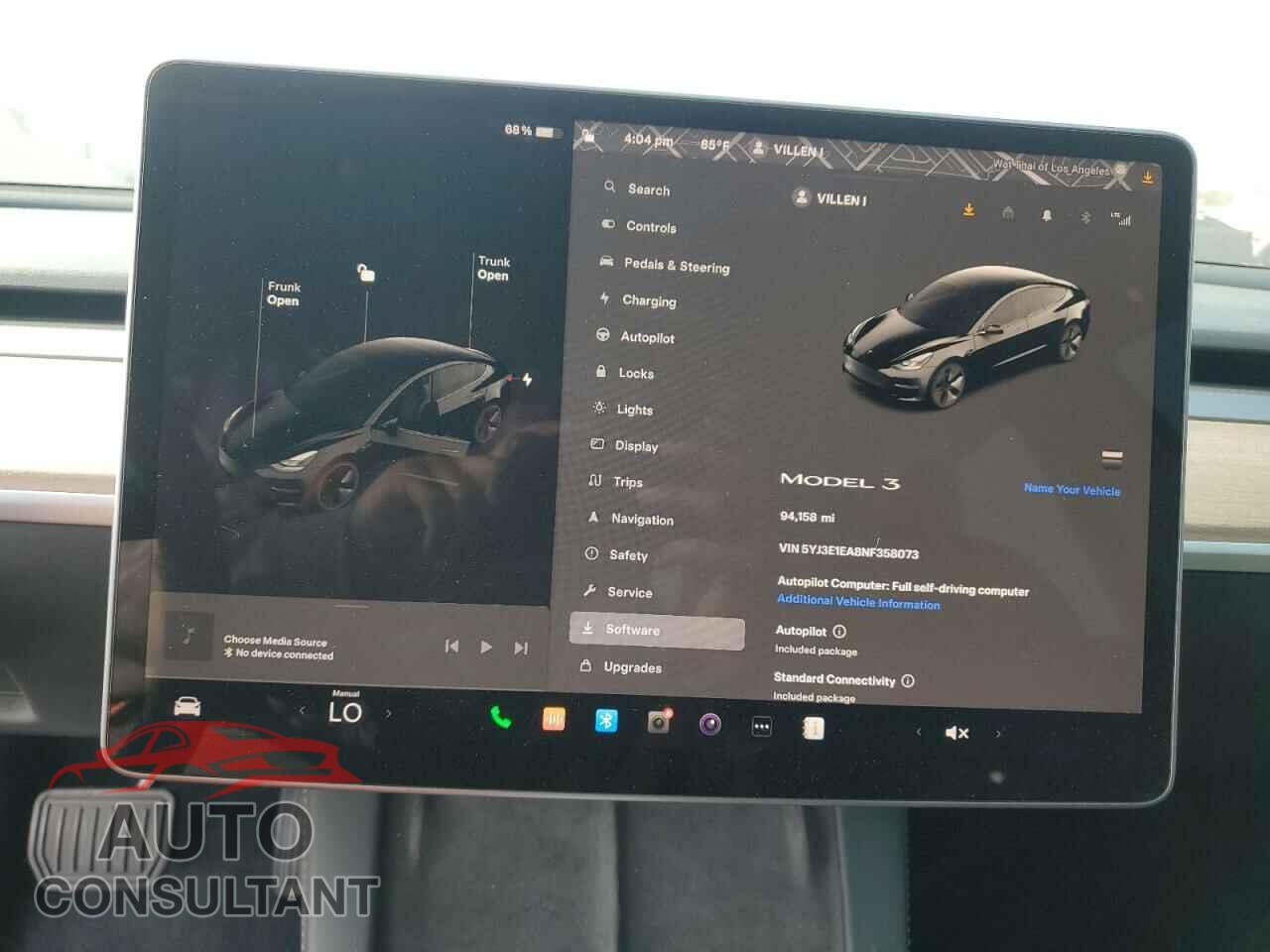 TESLA MODEL 3 2022 - 5YJ3E1EA8NF358073