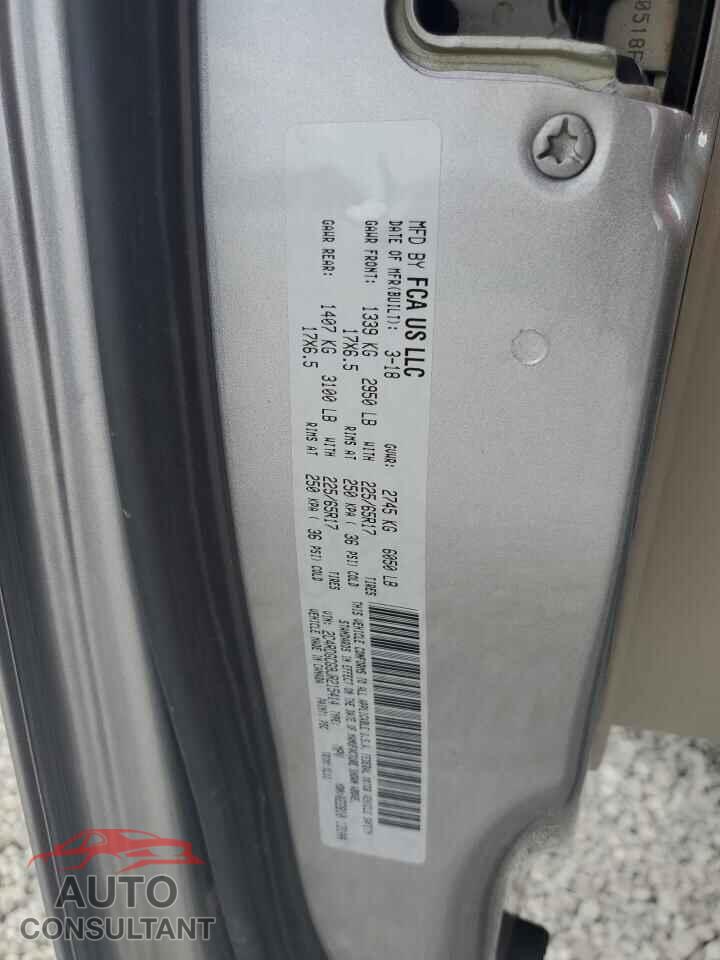 DODGE CARAVAN 2018 - 2C4RDGCG9JR215414