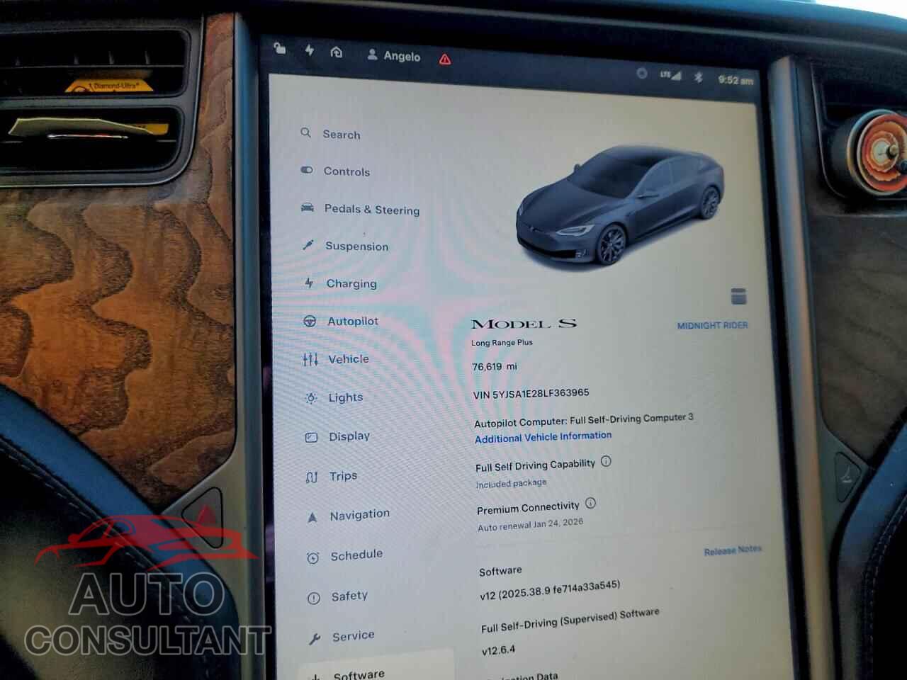 TESLA MODEL S 2020 - 5YJSA1E28LF363965