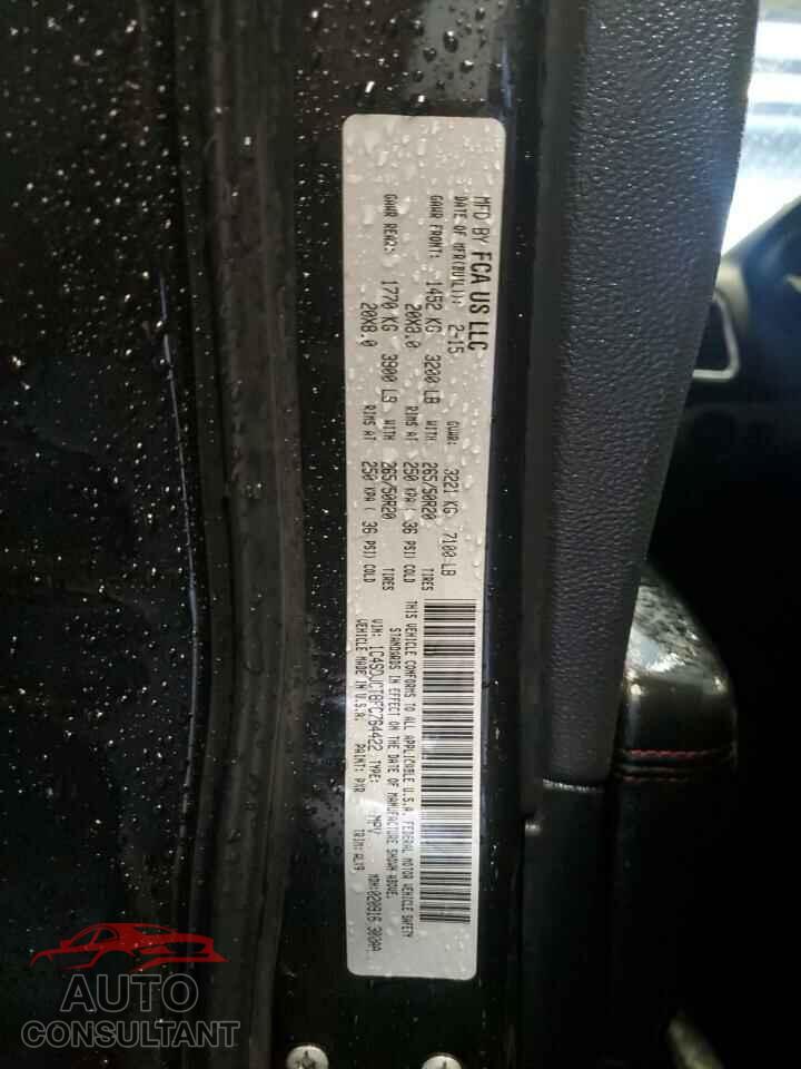 DODGE DURANGO 2015 - 1C4SDJCT8FC764422