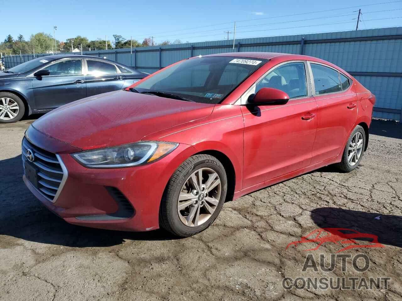 HYUNDAI ELANTRA 2017 - KMHD84LF7HU431467