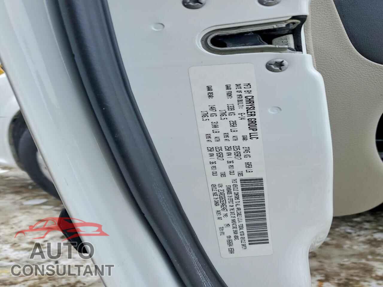 DODGE CARAVAN 2014 - 2C4RDGBG5ER462467