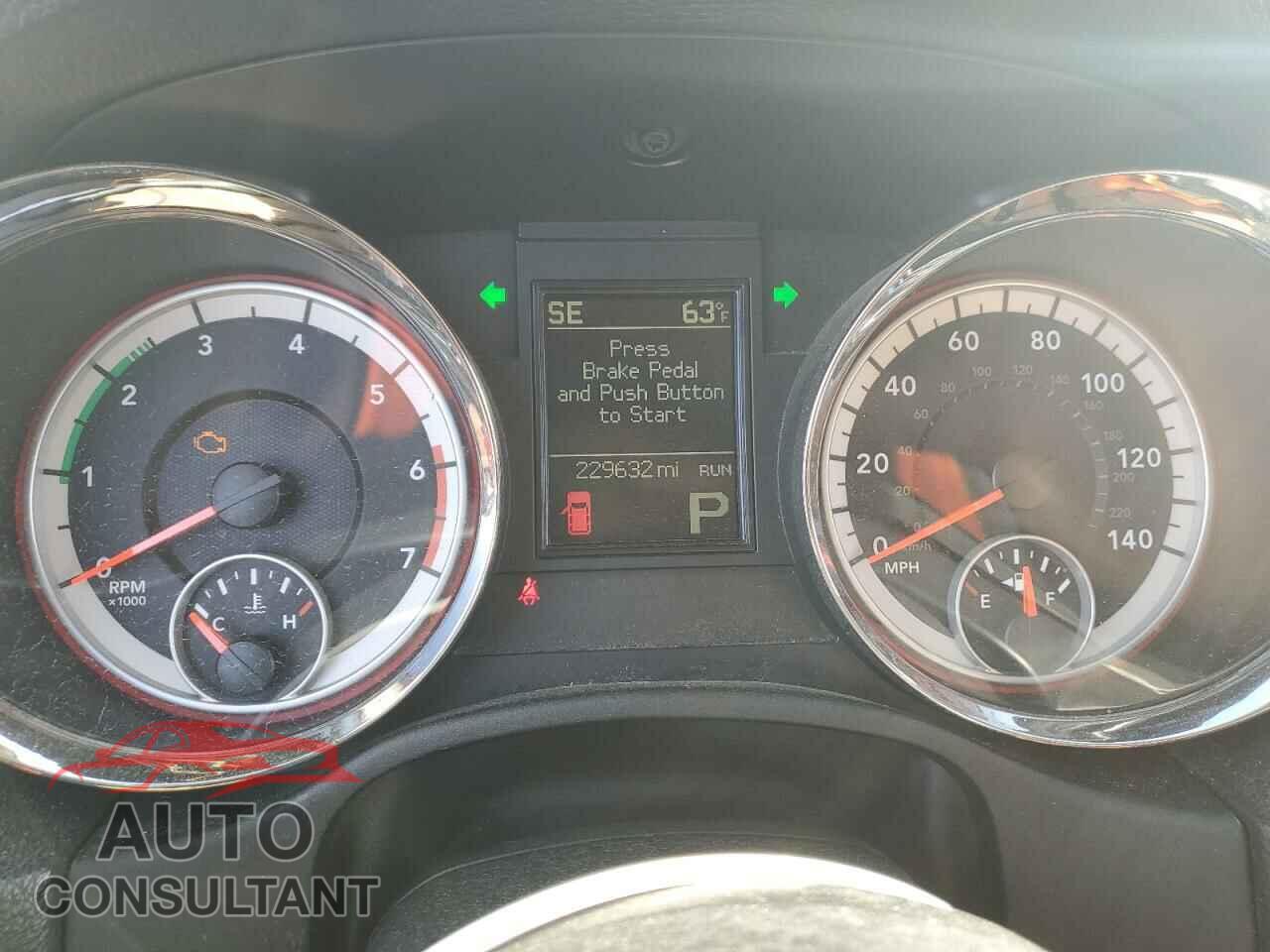 DODGE DURANGO 2012 - 1C4SDJET5CC205385