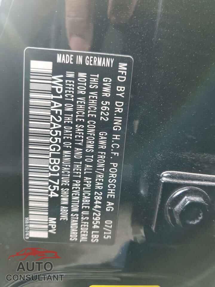 PORSCHE MACAN 2016 - WP1AF2A55GLB91754