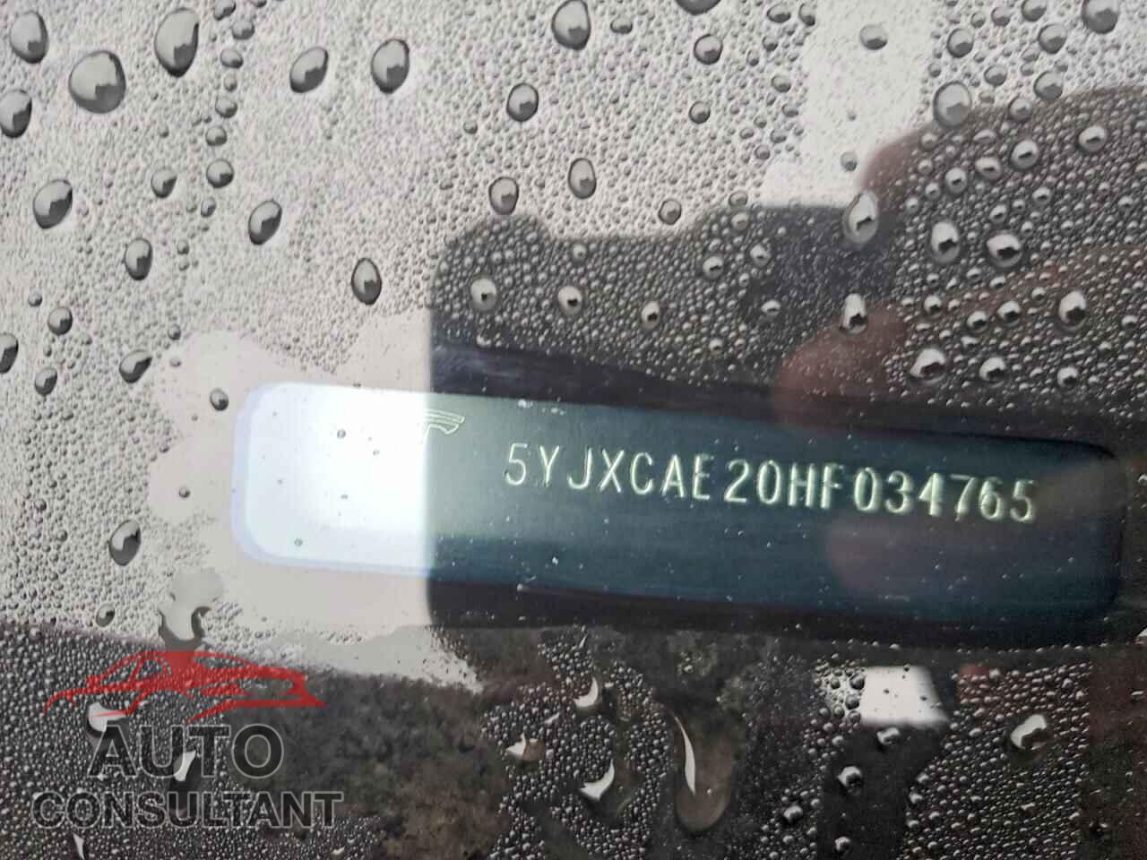 TESLA MODEL X 2017 - 5YJXCAE20HF034765