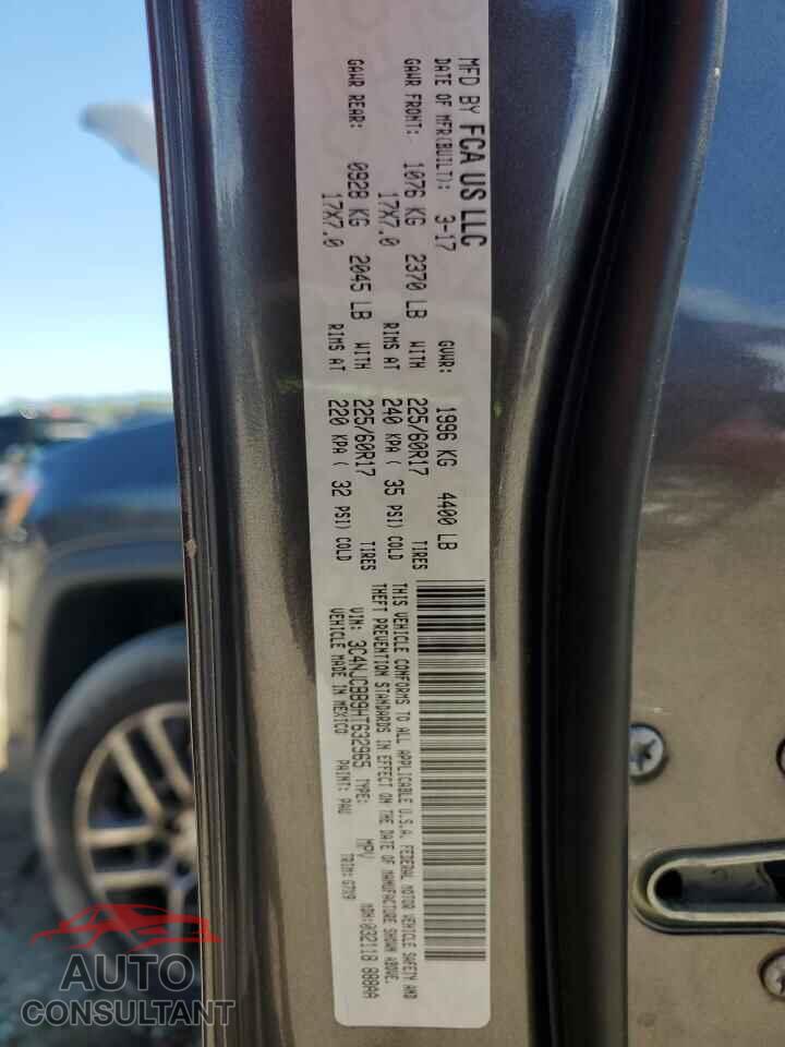 JEEP COMPASS 2017 - 3C4NJCBB9HT632965