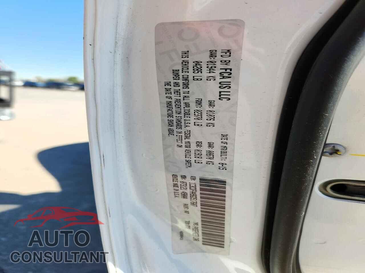 DODGE DART 2016 - 1C3CDFAA9GD517607