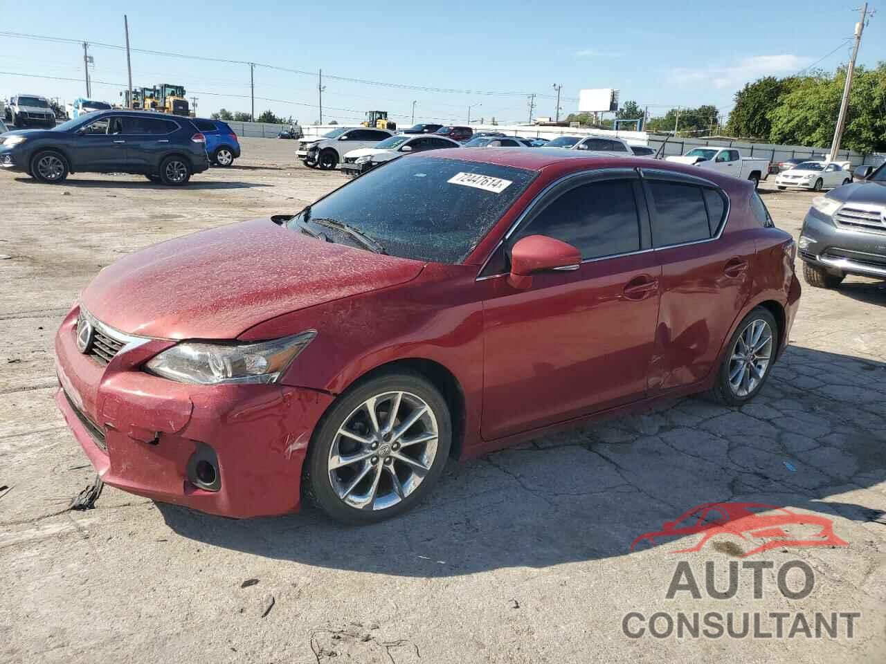 LEXUS CT 200 2013 - JTHKD5BH8D2154980
