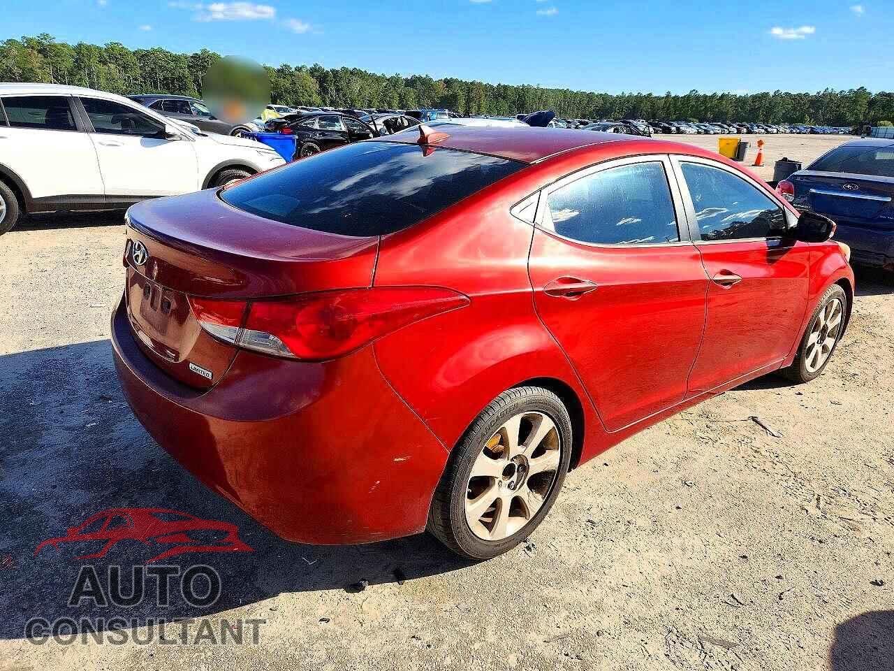HYUNDAI ELANTRA 2012 - KMHDH4AE2CU240610
