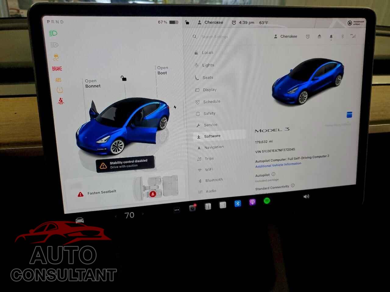TESLA MODEL 3 2022 - 5YJ3E1EA7NF372045