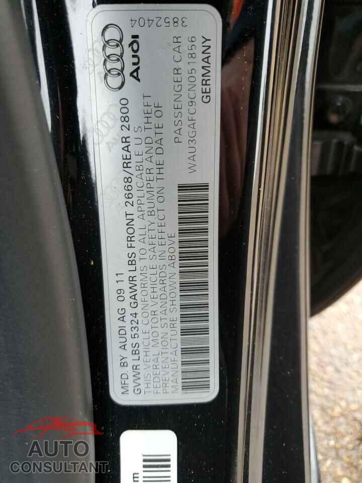 AUDI A7 2012 - WAU3GAFC9CN051856
