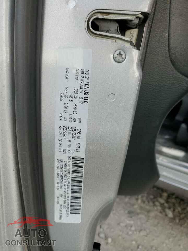 DODGE CARAVAN 2017 - 2C4RDGEG4HR790799