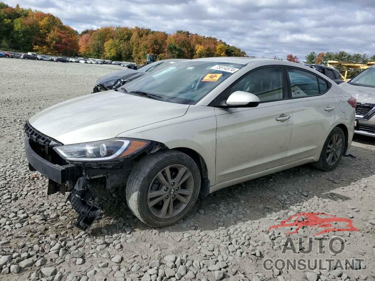 HYUNDAI ELANTRA 2018 - 5NPD84LFXJH223085