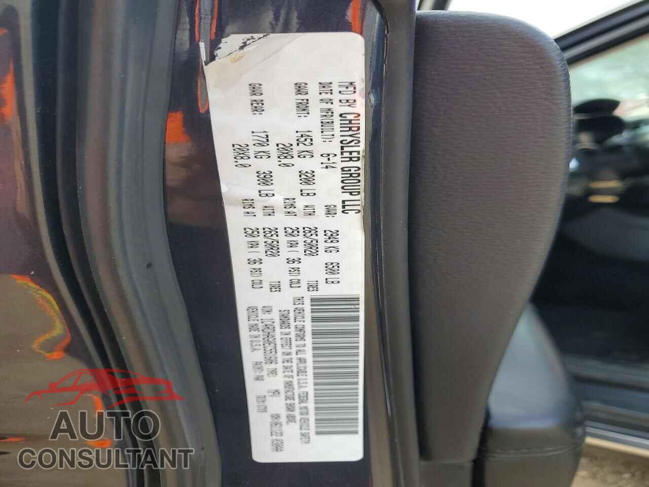 DODGE DURANGO 2014 - 1C4RDHAG0EC551606