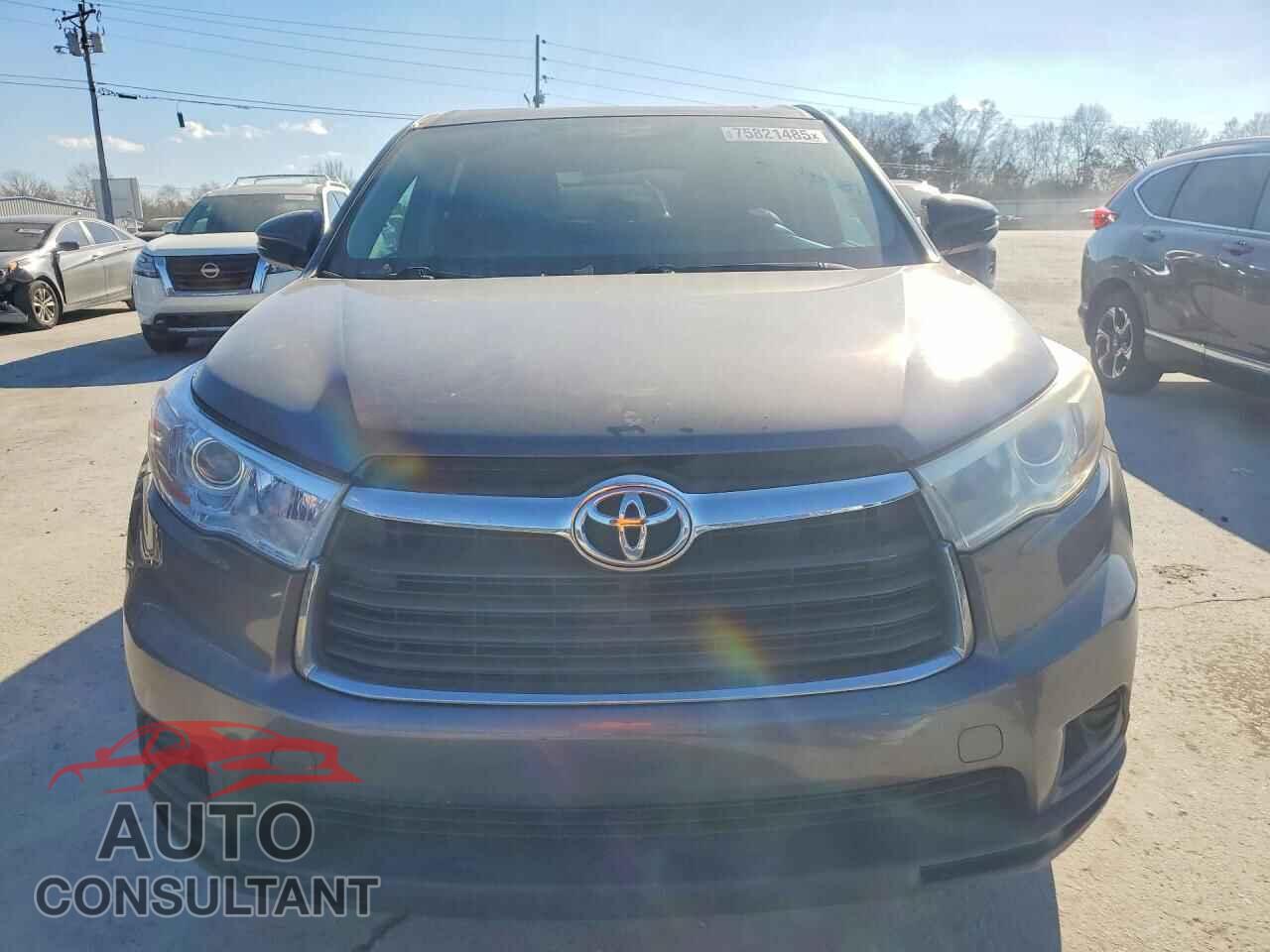 TOYOTA HIGHLANDER 2014 - 5TDBKRFH7ES043209