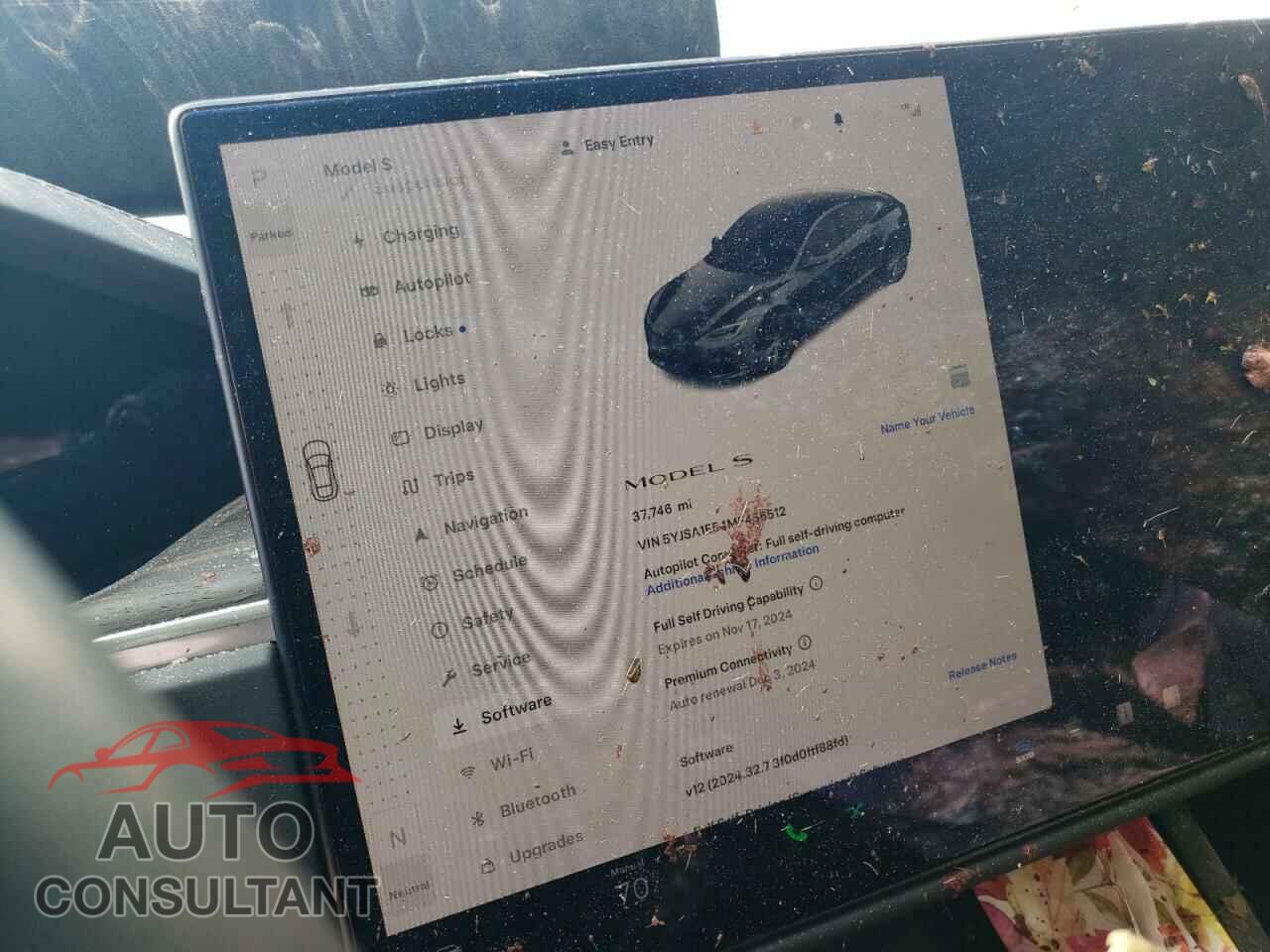 TESLA MODEL S 2021 - 5YJSA1E54MF456512