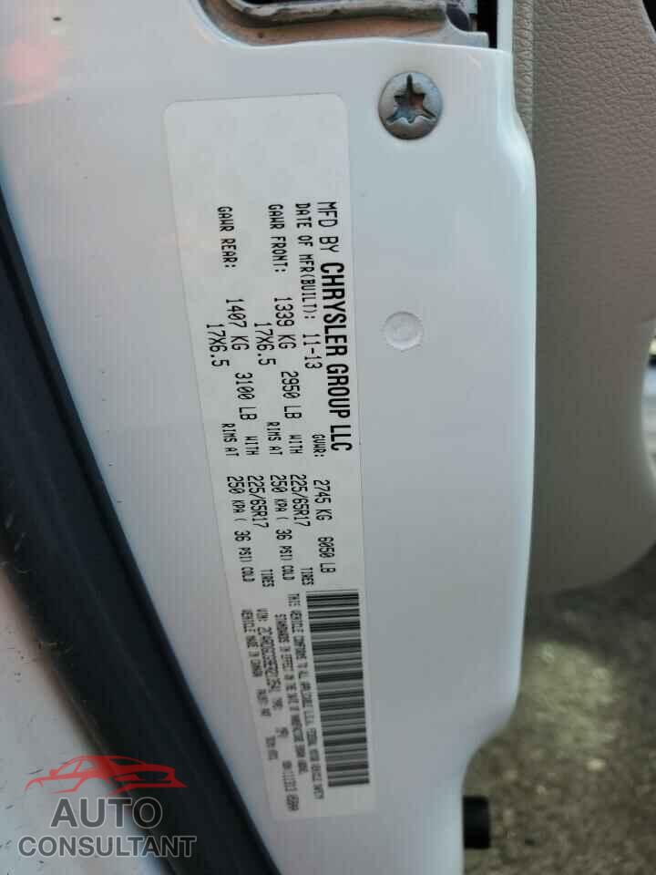 DODGE CARAVAN 2014 - 2C4RDGCG9ER213541