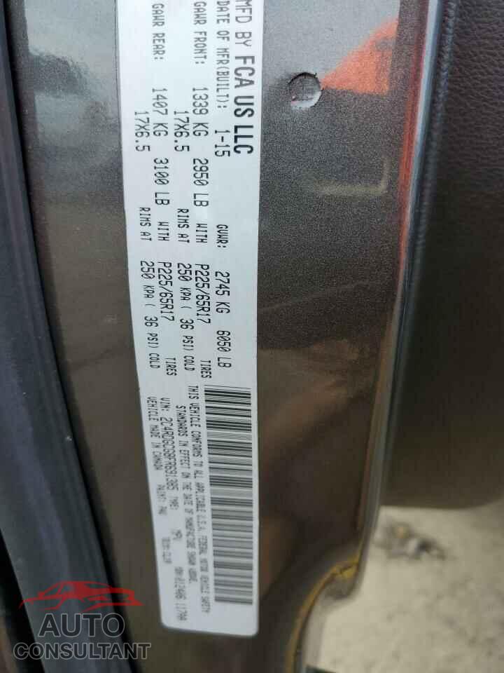 DODGE CARAVAN 2015 - 2C4RDGCG8FR691385