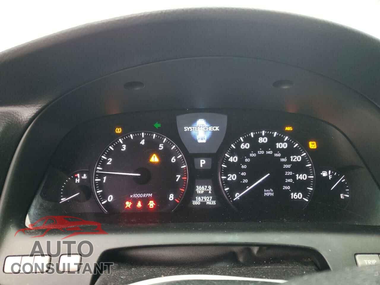 LEXUS LS460 2012 - JTHCL5EF0C5013027