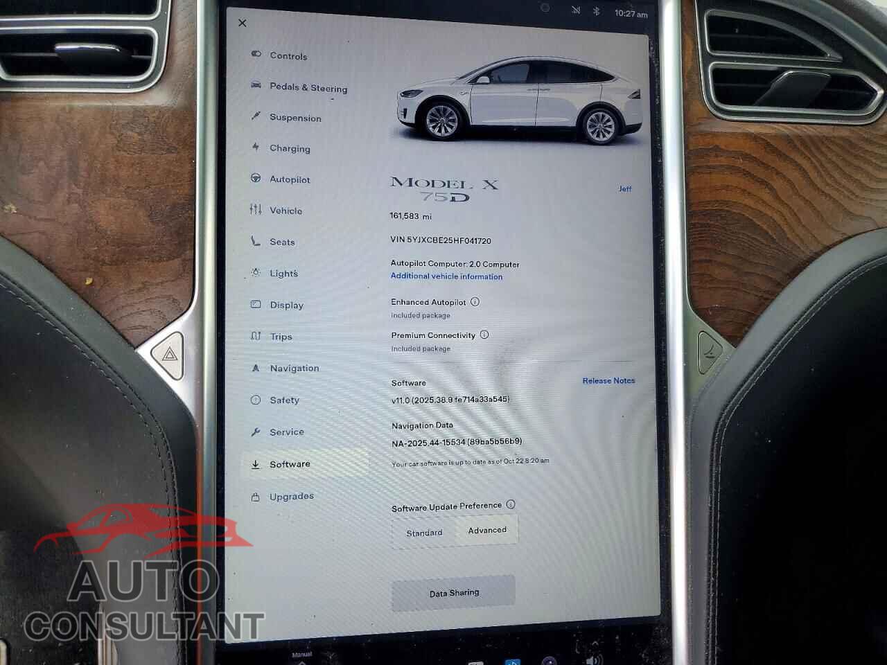 TESLA MODEL X 2017 - 5YJXCBE25HF041720