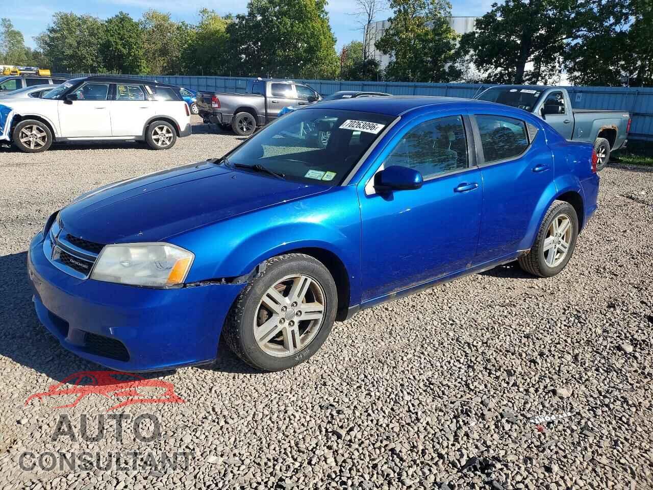 DODGE AVENGER 2012 - 1C3CDZCB2CN178474