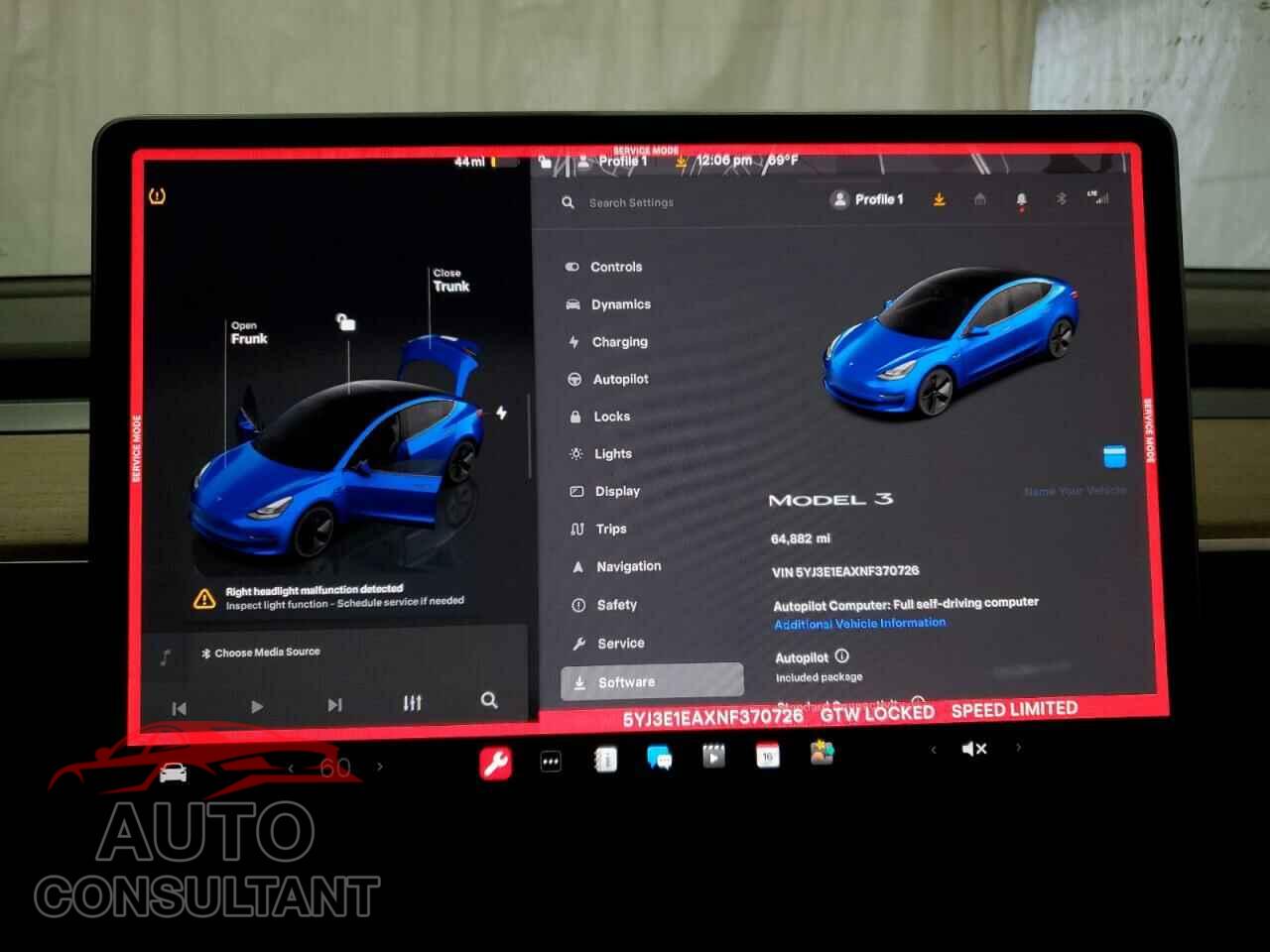 TESLA MODEL 3 2022 - 5YJ3E1EAXNF370726