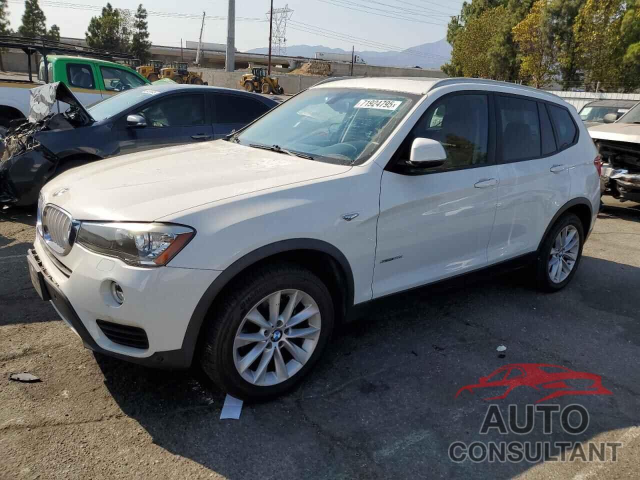 BMW X3 2017 - 5UXWZ7C35H0V87725