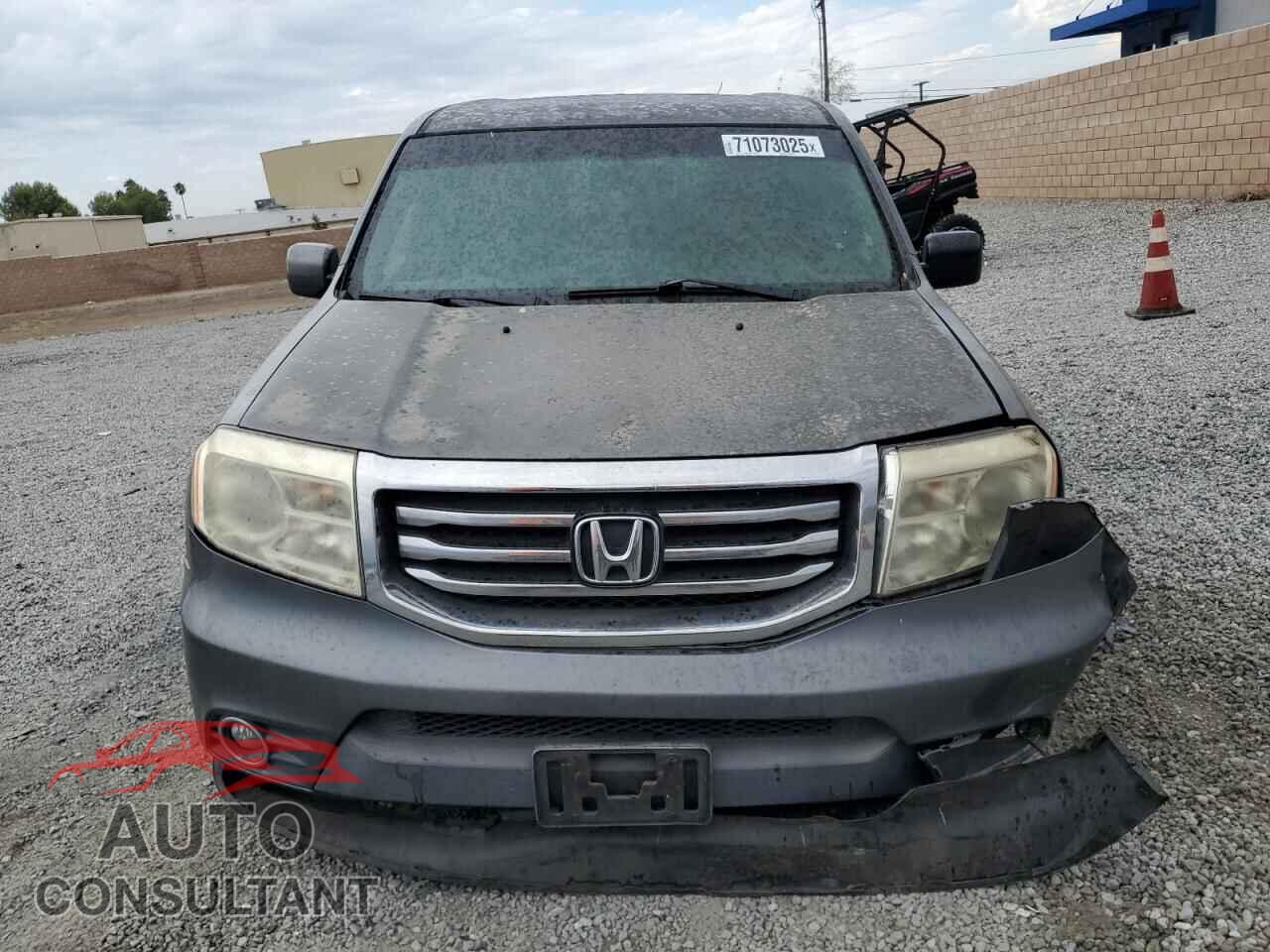 HONDA PILOT 2012 - 5FNYF3H78CB031913