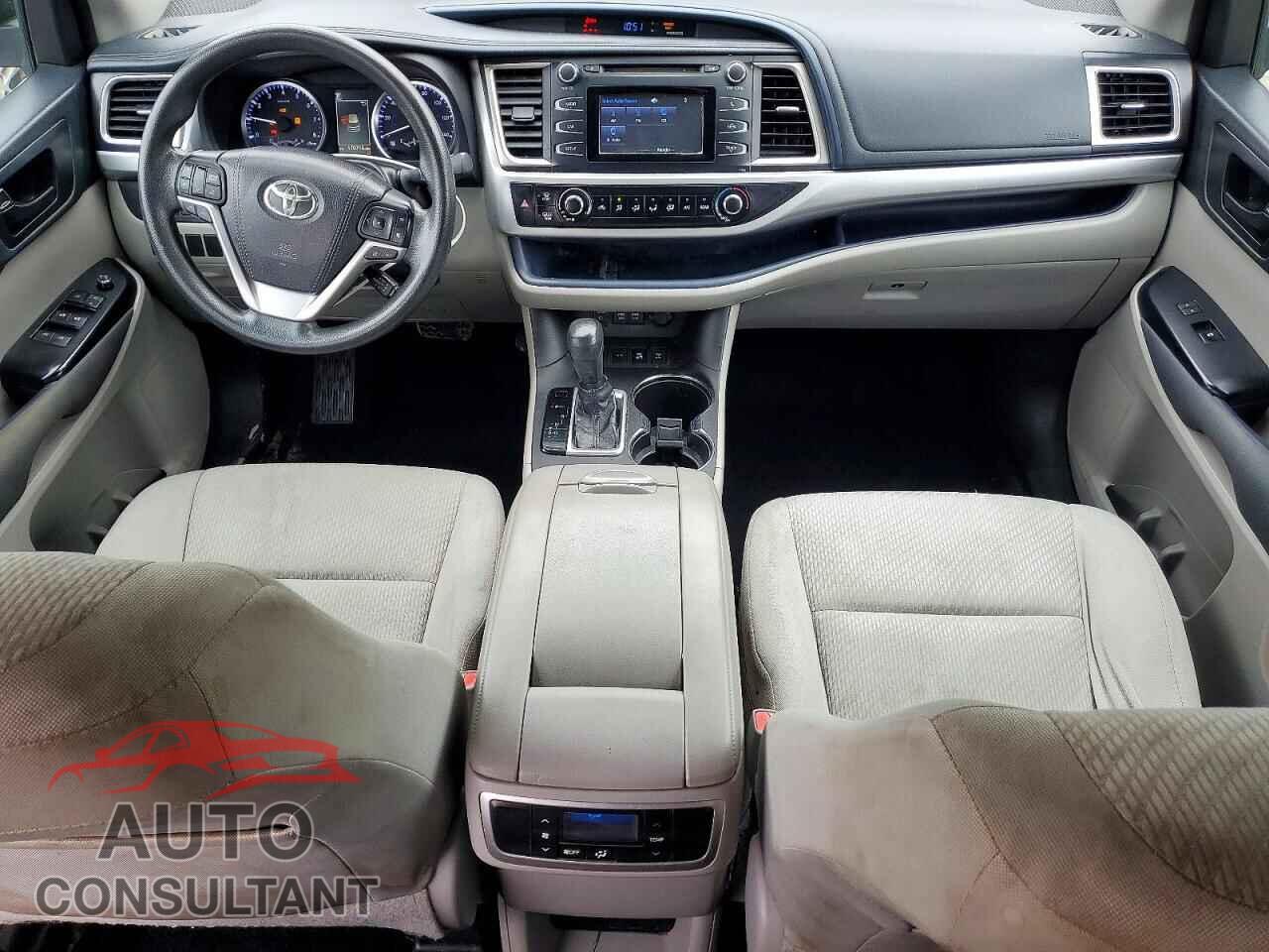 TOYOTA HIGHLANDER 2017 - 5TDBZRFH0HS439921