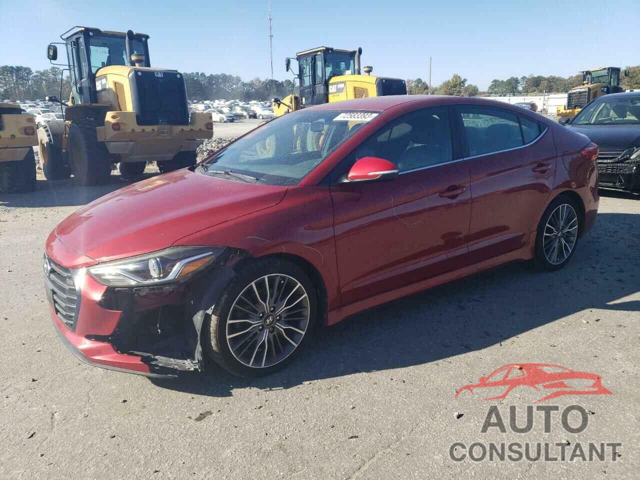 HYUNDAI ELANTRA 2017 - KMHD04LB7HU349002