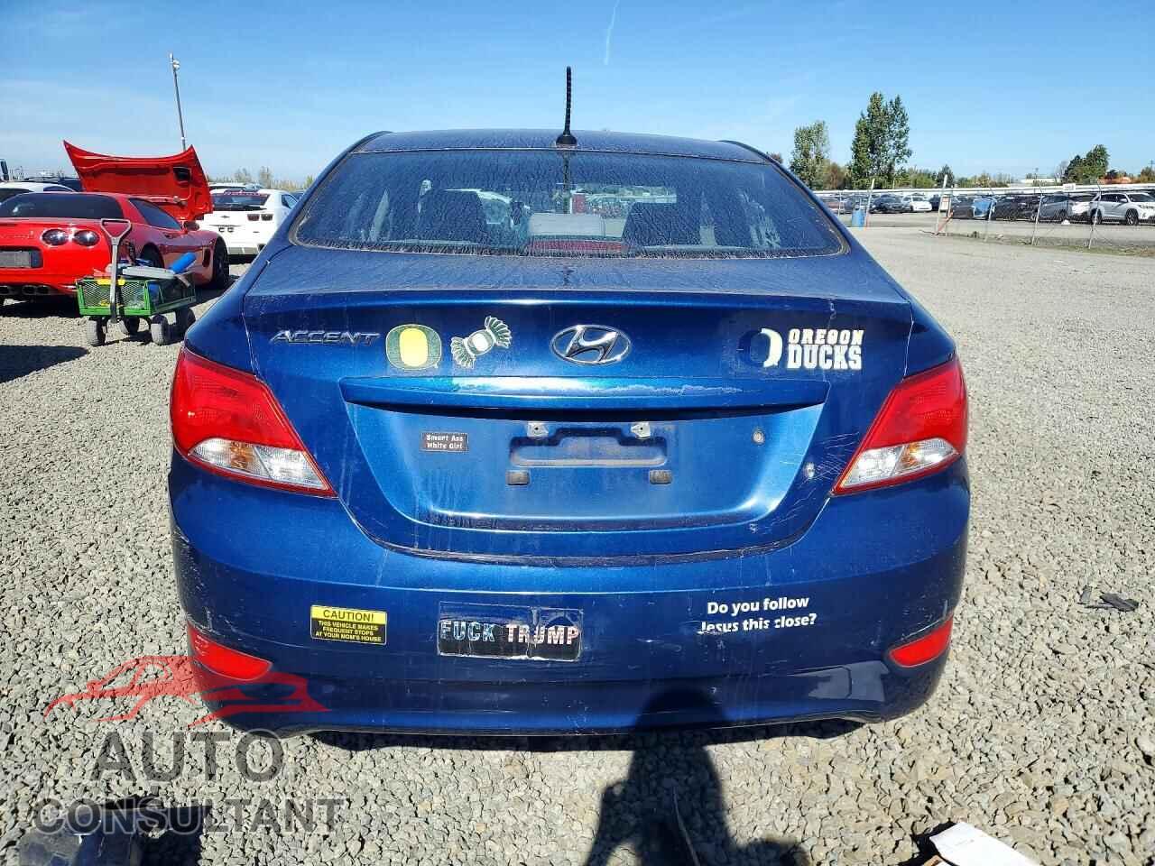HYUNDAI ACCENT 2016 - KMHCT4AEXGU096966