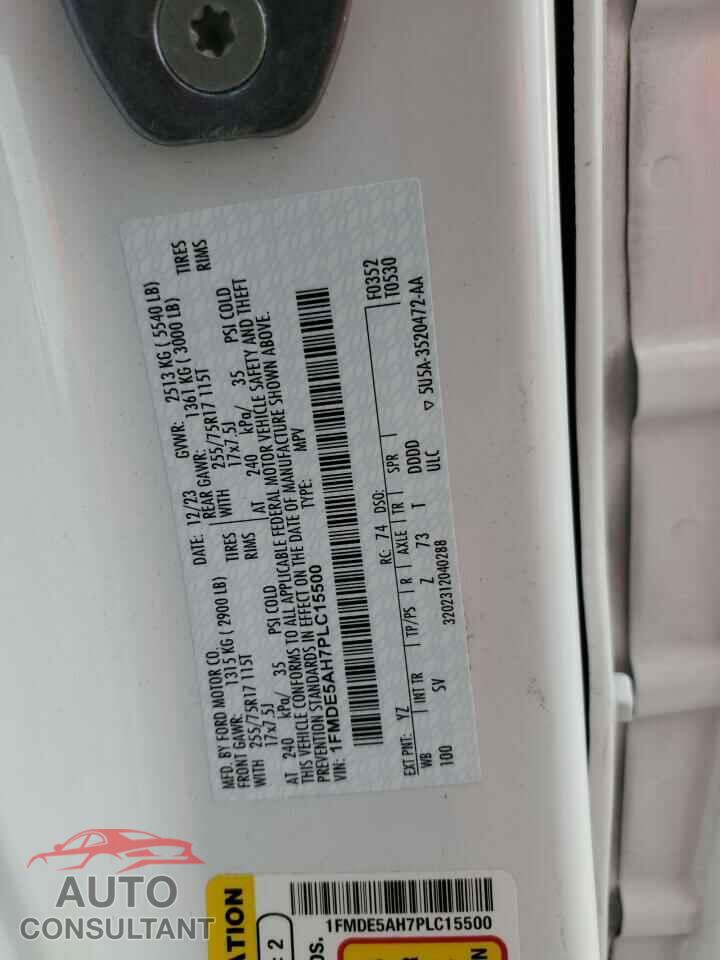 FORD BRONCO 2023 - 1FMDE5AH7PLC15500