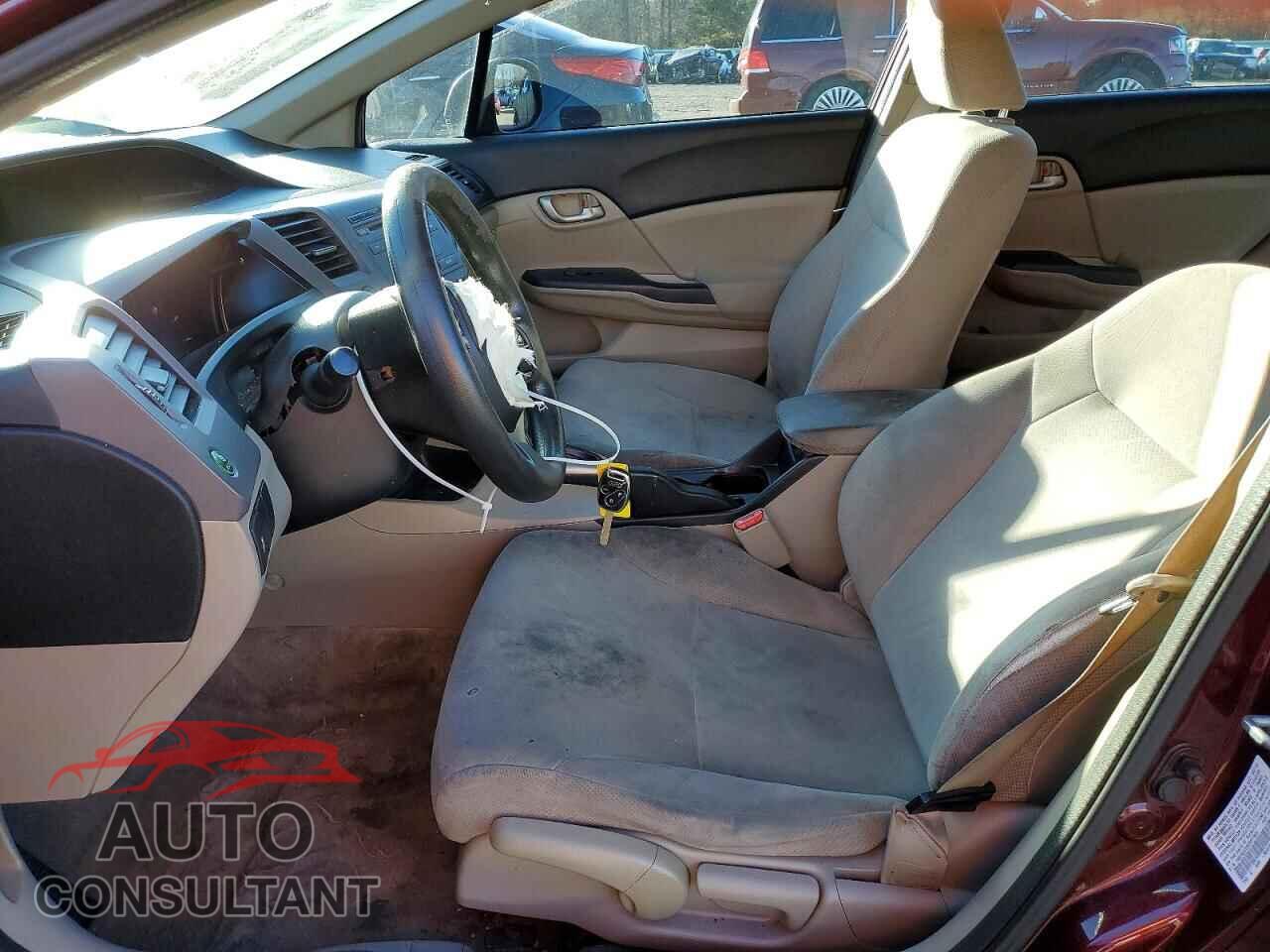 HONDA CIVIC 2012 - 19XFB2F55CE077896