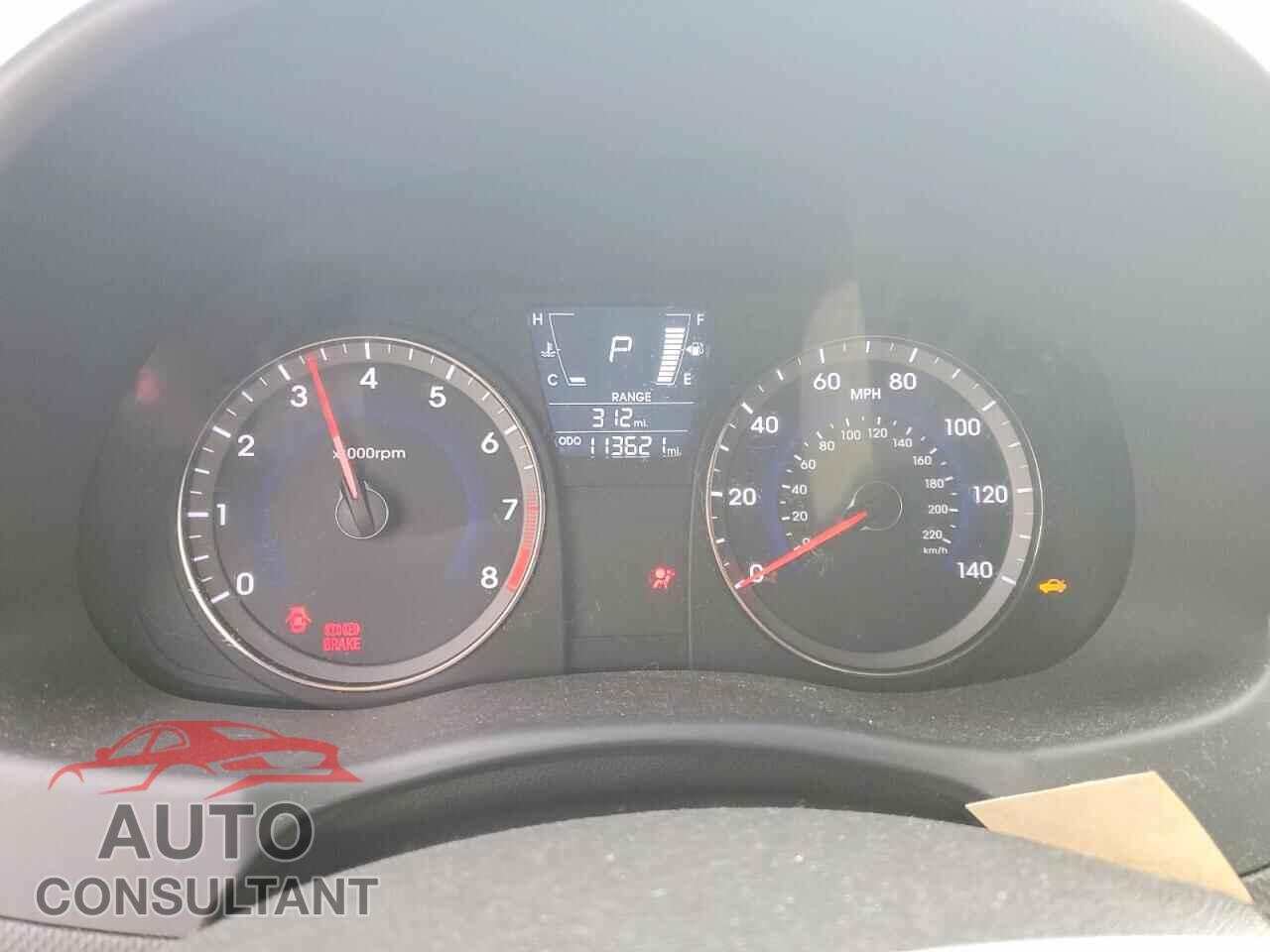 HYUNDAI ACCENT 2013 - KMHCU4AE2DU302029
