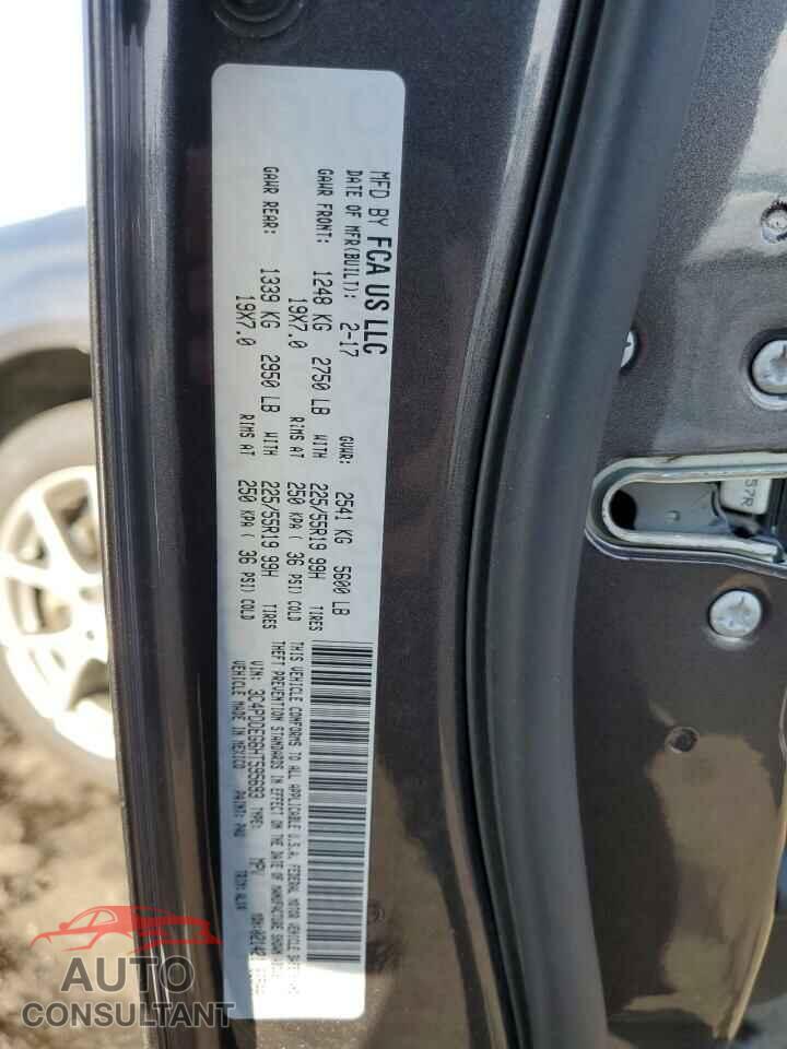 DODGE JOURNEY 2017 - 3C4PDDEG6HT595693