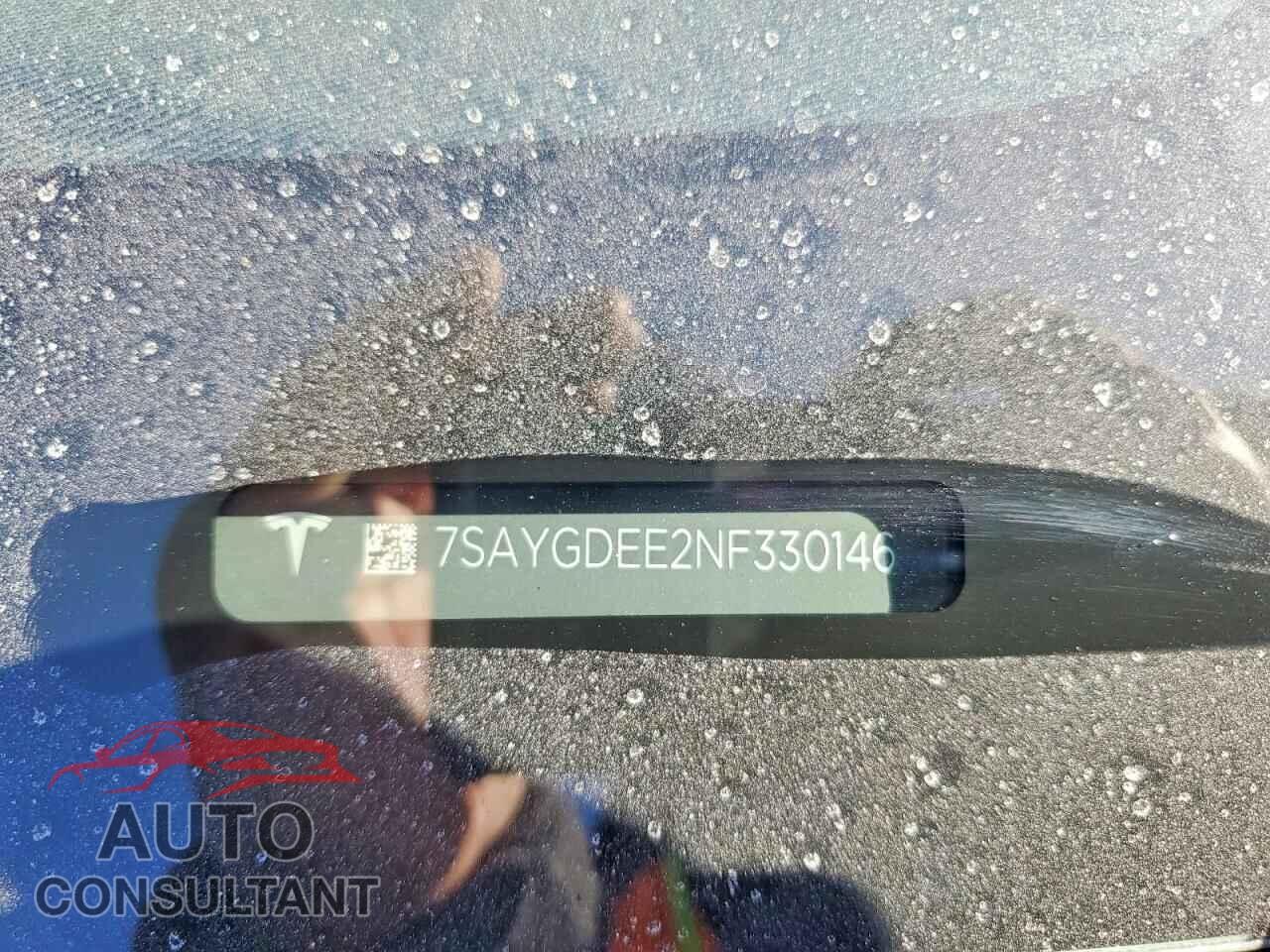 TESLA MODEL Y 2022 - 7SAYGDEE2NF330146