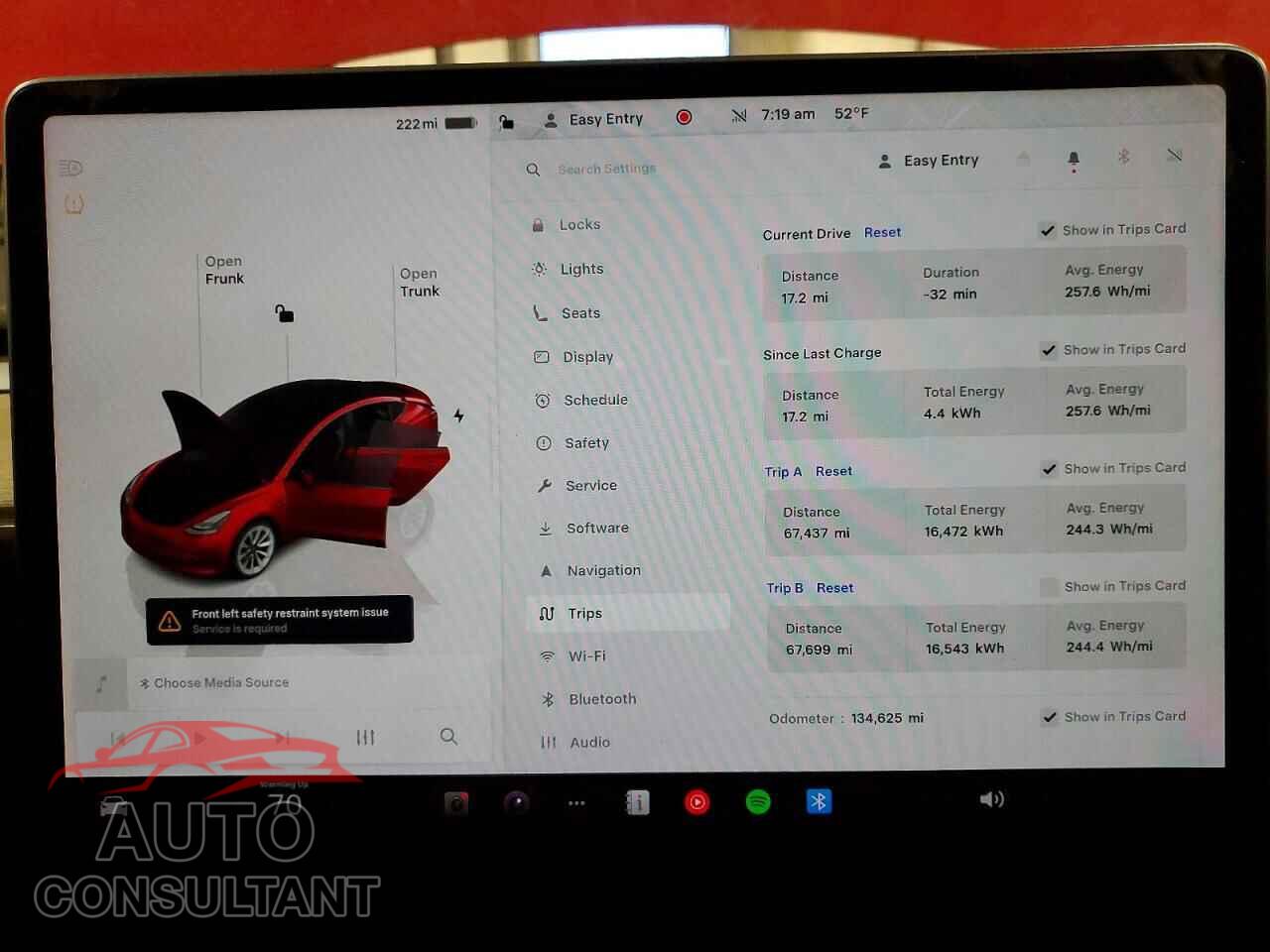 TESLA MODEL 3 2022 - 5YJ3E1EA4NF288782