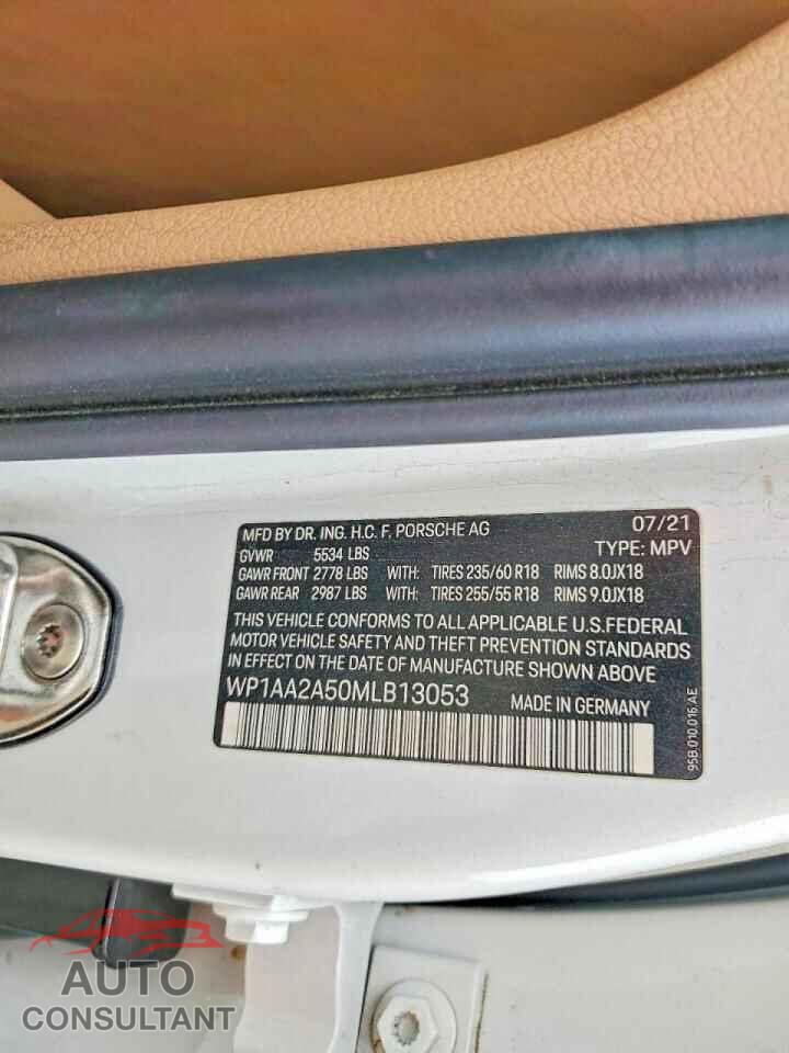PORSCHE MACAN 2021 - WP1AA2A50MLB13053