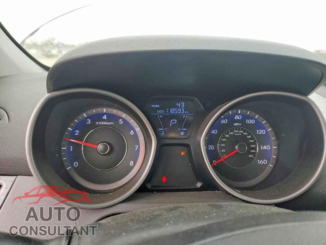 HYUNDAI ELANTRA 2013 - KMHDH4AE9DU875552